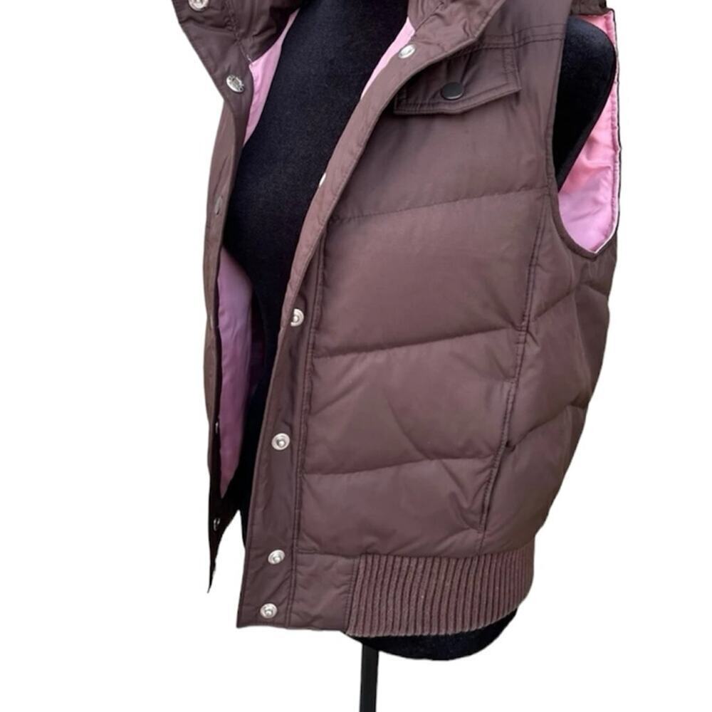 GAP Brown Down Feathers, Vest, Women's size XS
